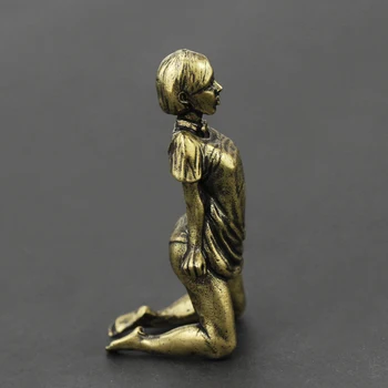 Lepota Ženske Figurice Ornament Čisto Medenina Seksi Dama Miniature Notranje Opreme Creative Sodobne Body Art Namizje Oprema