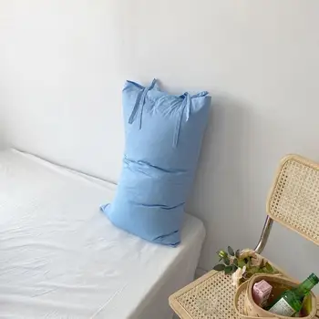 Bombaž vzglavnik modra bombaž vzglavnik ovojnici, vodo, barvo, vzorec, ki se lahko meri posteljnina dekorativni vzglavnik