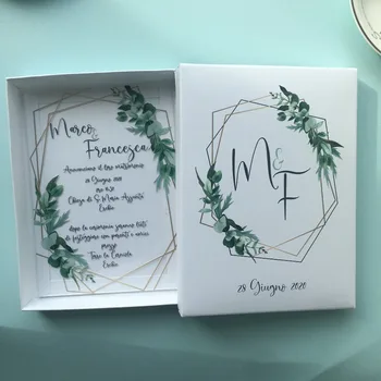 Brezplačna dostava 10pcs zeleno cvet čipke fancy poročno vabilo kartice po meri kartice design na prodajo