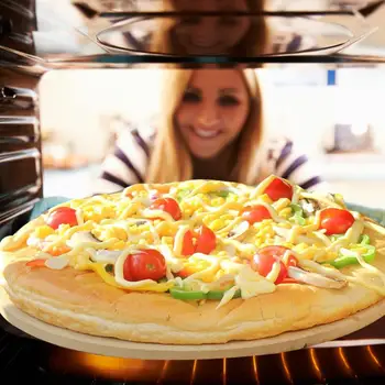 33 CM Pizza Kamen za Kuhanje, Peko na Žaru Ekstra Debele Pizza Orodja za Pečica in Bbq Grill Bakeware Kruh Pladenj Kuhinja orodje 40a