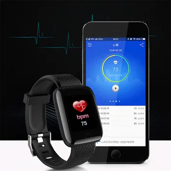Smart Manšeta Srčnega utripa Smart Fitnes Zapestnica Krvni Tlak Nepremočljiva IP67 Fitnes Tracker Pazi Za Ženske, Moške