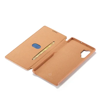 Capa za Samsung Note 10 Plus flip primeru za Galaxy Note 8 Note9 Opomba 10 Magnetni flip oporo kartico primeru