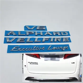 Za Toyota ALPHARD VELLFIRE Izvršni Salon V6 Zadaj Prtljažnik Emblem Logotip Značko Nalepke Nalepka