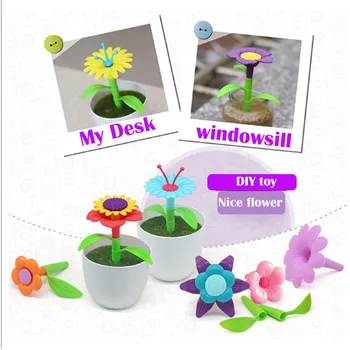 Sanje Vrt Serije Cvet Deklet, ki Povezujejo Bloki Igrače Izobraževalni Sklop Blokov Ustvarjalne DIY Opeke Igrače Interakcije