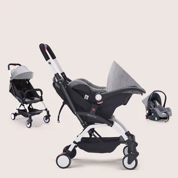 Yoya Baby Voziček Ultra Lahka, Zložljive otroške vozičke Novorojenčka Košarici Vnesite Varnostni Sedež Voziček 3 V 1 otroški Voziček Baby Prevoz 5,8 kg Prenosni