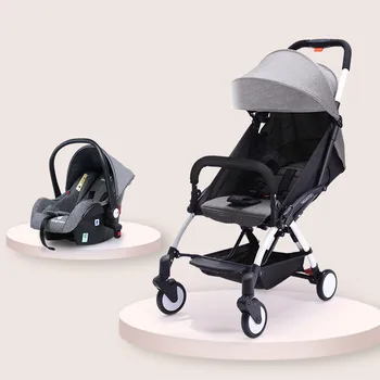 Yoya Baby Voziček Ultra Lahka, Zložljive otroške vozičke Novorojenčka Košarici Vnesite Varnostni Sedež Voziček 3 V 1 otroški Voziček Baby Prevoz 5,8 kg Prenosni