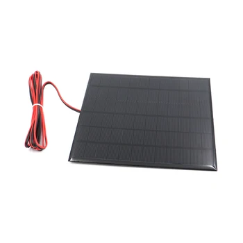 LERRONX 18V 4,5 W 250mAh Sončne celice, solarni polnilnik, kabel za mobilni telefon svetilke solarne igrače DIY sončne celice
