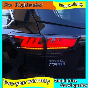 Avto Styling za Toyota Highlander zadnje luči-2019 Novo Kluger LED Rep Luči Lexus Vrsto dinamičnih vključite signal Zadaj Lučka