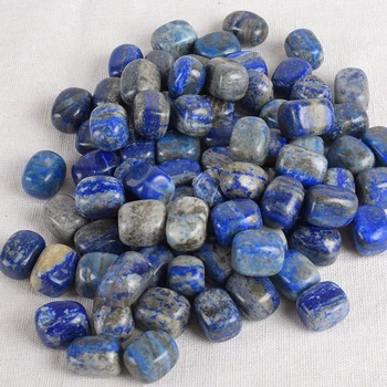 Naravni Gemstone Lapis lazuli Padle Kamen 12-15 MM Nezakonitih Ročno Poliranje Noge Vzorcu Otroci Vrt Doma Dekor Čakro set