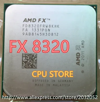 AMD FX 8320 3.5 GHz Osem-Core 3.5 G/8M/125W Procesor Vtičnica AM3+ CPU Večino Paket FX-8300 (delovni Brezplačna Dostava)