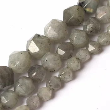 Obrazi siva labradorite kamen kroglice 15inches naravnega kamna kroglice za nakit, izdelava 6/8/10 mm kroglice DIY Zapestnico na debelo