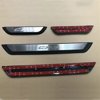Primerni za Mazda CX-3 CX3 2017 2018 avto izvažajo tablice vrata zunanjost zunanjo polico trim dobrodošli pedal