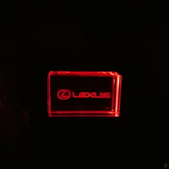 Lexus Avto Logotip model z belo rumeno modro rdeče Svetlobe 64GB USB Flash Disk 4GB 8GB 16GB 32GB kamen pen drive posebno darilo