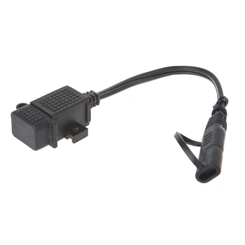 Motorno kolo 2.1 Nepremočljiva USB Polnilec SAE za USB Adapter+Podaljšanje Pas W91F
