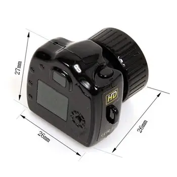 EastVita Mini Kamera Y2000 Mikro-DVR Kamere, Prenosni Webcam Video Snemalnik zvoka Fotoaparata 480P Mikro Kamera Z obeskom za ključe