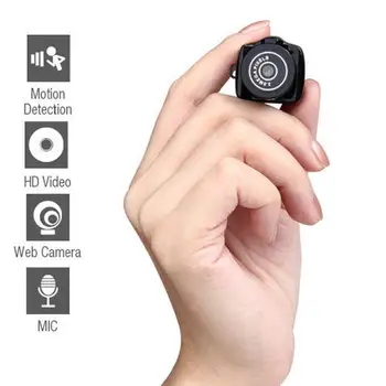EastVita Mini Kamera Y2000 Mikro-DVR Kamere, Prenosni Webcam Video Snemalnik zvoka Fotoaparata 480P Mikro Kamera Z obeskom za ključe