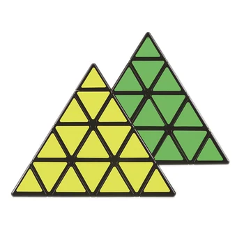 Mofangge 4x4x4 Piramida Cube Črna/Stickerless Magic Cube KiloPyramid Kocka 4x4 Puzzle Piramida Kocka Posebne Igrače Za Otroke