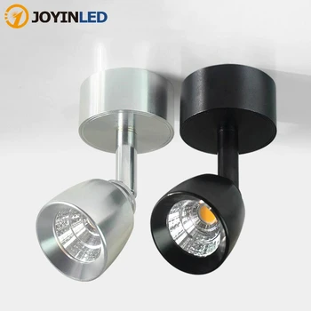 Mini Zatemniti LED Stenske Svetilke 360 Rotacijski Prilagodite LED Spot osvetlitev 7W10W 85~265V LED Stropa Navzdol luči v Ozadju Stene Razsvetljavo