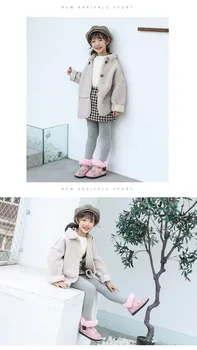 Moda Za Fante, Dekleta, Otroci Sneg Škornji Zgostitev Plišastih Z Risani Lik Udobno Mehko Za Študente Sneg Škornji Nove Zimske 2021