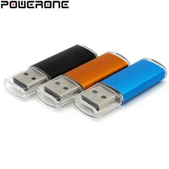 POWERONE Debelo USB2.0 FLASH Disk Kovinski Pomnilnik U Palico Pendrive 16GB 32GB 64GB Usb Flash Diski Pen Drive