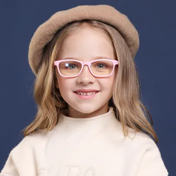 Anti Modra Svetloba Otroci Očala Roza Otrok Optični Okvir Fant Dekle Pregleden Anti Filter Računalnik Gamng Recept Za Očala