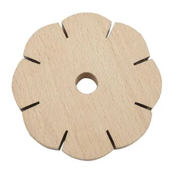 Lesene Okrogle Vpletanje Disk Ploščo Kumihimo Disk za Nakit, Izdelava