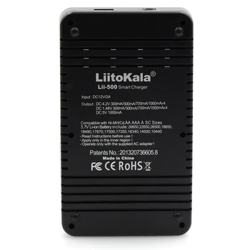 Pristen/Original Liitokala Lii500 18650 baterijo, polnilnik Podporo baterije preverite test polnjenja/Praznjenja, za 18650 baterije AA AAA NiMH