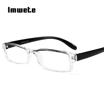 Imwete Ultra-lahka za Branje Očala Moški Ženske Anti-utrujenost Očala Klasičnih Smolo Očala za Vid Točk +1.0 1.5 2.0 2.5 3.0