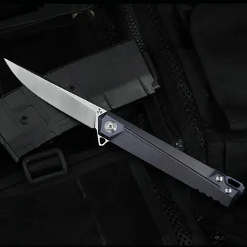 S35vn v prahu jekla titanove zlitine ročaj taktično folding nož prostem preživetje življenja nož prenosni self-defense sadje nož