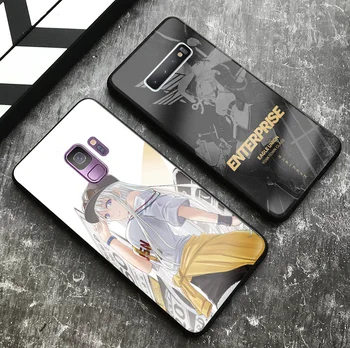 Podjetje Azur Lane Anime Mehki Silikonski Stekla Telefon Primeru Lupini za Samsung Galaxy S8 S9 S10e S10 Opomba 8 9 10 Plus