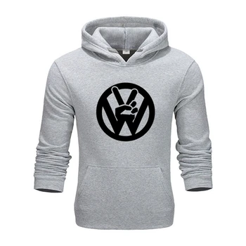 VW-Mir-Ljubezen, Tiskanje Mens Hoodies Hooded Ulične Hip Hop Modni Flis pulover s kapuco Moških 2020 Jeseni, Pozimi Športna Majica Vrhovi