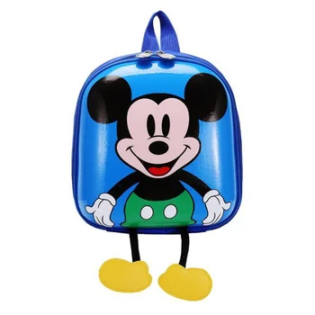 Disney nahrbtnik 3D mochila escolar Minnie Mickey Vrtec EVA Šolsko Trdo Lupino Nahrbtnik Risanka Lep Otroci