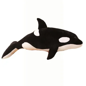 25-80 cm orka Orcinus Orca Črno Modra Plišastih Igrač Morskih Živali Polnjene Lutka Shark Otroci, Fantje, Dekleta, Mehke Igrače Otroške Igrače