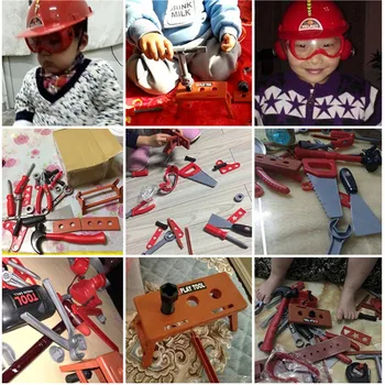 Otroci Toolbox Kit Izobraževalne Igrače, Simulacijska Orodja Za Popravilo Igrač Vaja Plastičnih Igra, Učenje Inženiring Puzzle Igrače Za Boy