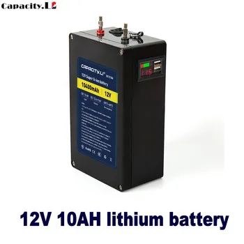 12V 20ah akumulatorske baterije, ki 10ah z BMS in Terminal na Prostem litijeva baterija, USB Davčnega paketa