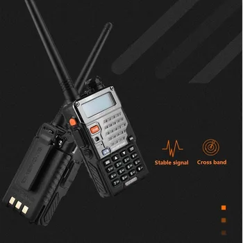 2PCS BAOFENG UV-5RE Walkie Talkie 5W UHF VHF, Pršut, CB, Scanner Radijske Postaje Prenosne dvosmerna Radijska Hf Mobilne Sprejemnik, UV5RE