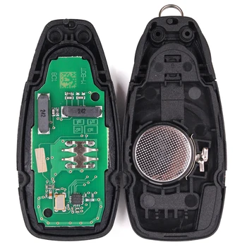 Keyecu Inteligentni Daljinskega upravljalnika Ključ 434MHz ID83 Čip za Ostrenje B-Max, C-Max Kuga Mondeo Fiesta