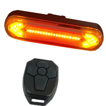 Novo Kolo Zadnje Luči LED Brezžičnim Daljinskim upravljalnikom, USB Polnilne Gorsko Kolo Rep Vključite Signal opozorilna Lučka Osvetlitev Orodje