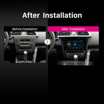 Seicane 9 cm za 2016 2017 Renault Kadjar Android 8.1 HD zaslon na Dotik Auto radio, GPS Navigacija Bluetooth Car Stereo TV Sprejemnik