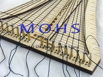 Posodobljena različica stari jadranje model vrvi lestve weaver vrv kvačkanje COMBO lesa obsegu model ladje lesene ladje, jadranje orodja
