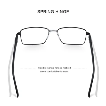 VESEL JE Moški Titanove Zlitine Očal Okvir Klasičnih 2020 Poslovni Slog Ultralahkih Moški Polno Optičnih Očala Okvirji S2189