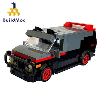 Buildmoc A-Team Van V Minifig Gasilskega Raket Avto, Letalo Gradnik Tovornjak Hiša Gradnik Fant Ročno Izdelane Igrače