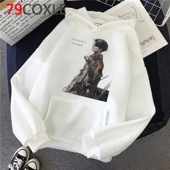 Anime Napad Na Titan hoodies moški plus velikost Ulzzang Koreja Prevelik moški hoddies 2020
