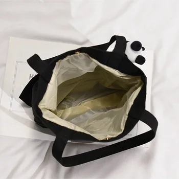 Velika zmogljivost ženske platno vrečko Lok torbici panda torbe za ženske do leta 2020 barva ramo torbe, Prosti čas nakupovalna torba