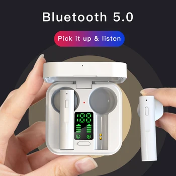 Air6plus TWS Brezžične Slušalke Bluetooth Slušalke 5.0 Nepremočljiva Čepkov za Prostoročno Slušalko Športne Slušalke Z Mikrofonom