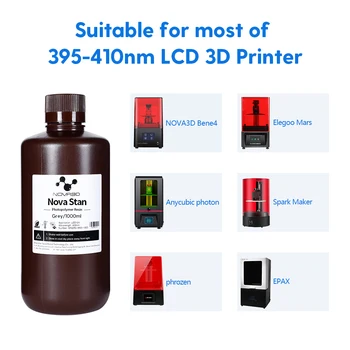 NOVA3D 405nm UV Smolo 3D Tiskalnik Jasno, Zelena Material LCD, DLP UV Občutljivih Tekoče Fotopolimerskih Prozorno Zelena