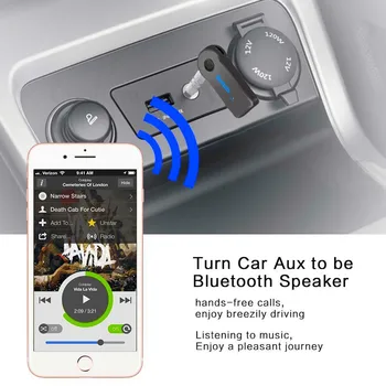 AUX Audio Glasba Avto Bluetooth Sprejemnik Pribor Za Ford Kuga MK4 4 Mustang Pobeg Tranzit KA Ecosport MK2 MK3 Galaxy MK7 MK6