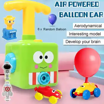 Moč Balon Začetek Stolp Igrače Sestavljanke Zabavno Izobraževanje Vztrajnosti Zrak Balon, Avto Znanost Experimen Igrača Raketa za Darilo Otrok