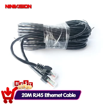NIVISION 20M 65ft cat5 Ethernet Omrežni Kabel RJ45 Obliž na Prostem Nepremočljiva LAN Kabel Žice Za CCTV POE IP kamer