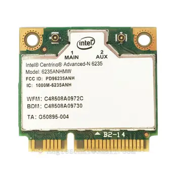6235ANHMW 6235AN PCI E WiFi + Bluetooth 4.0 2.4 GHZ/5GHz 802.11 WLAN abgn KARTICO Centrino Advanced-n 6235 za AUSU UX32 UX32VD IPEX4
